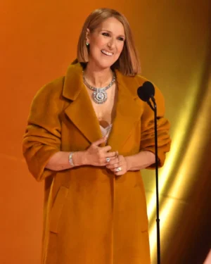 Celine-Dion-Yellow-Long-Coat-3