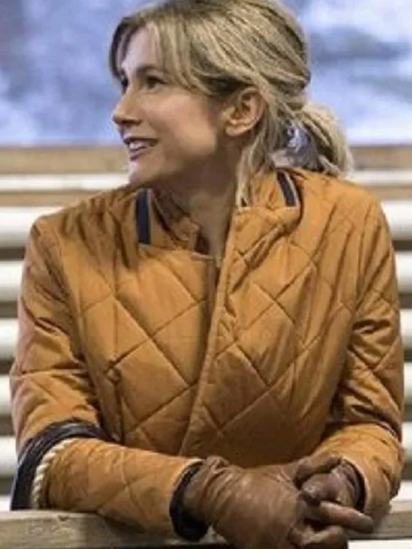 Jen-Landon-FBI-Most-Wanted-Tv-Series-Sarah-Allen-Brown-Quilted-Jacket