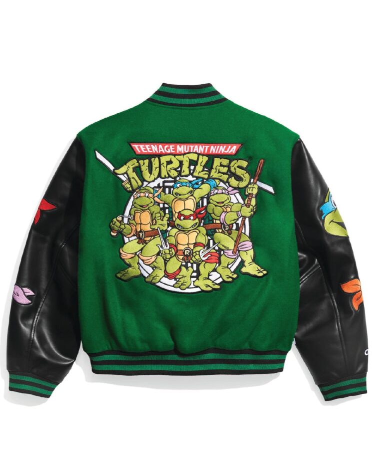 TMNTTurtlesVarsityleatherJacket