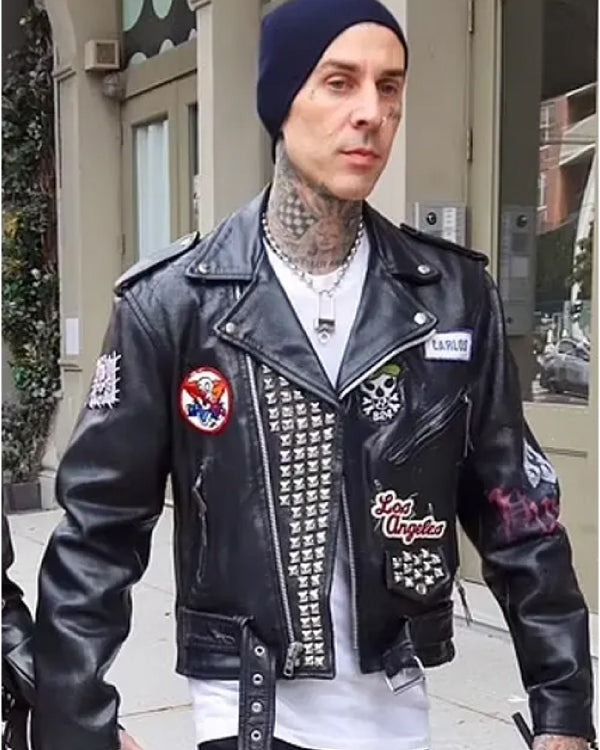 Travis-Barker-Leather-Jacket