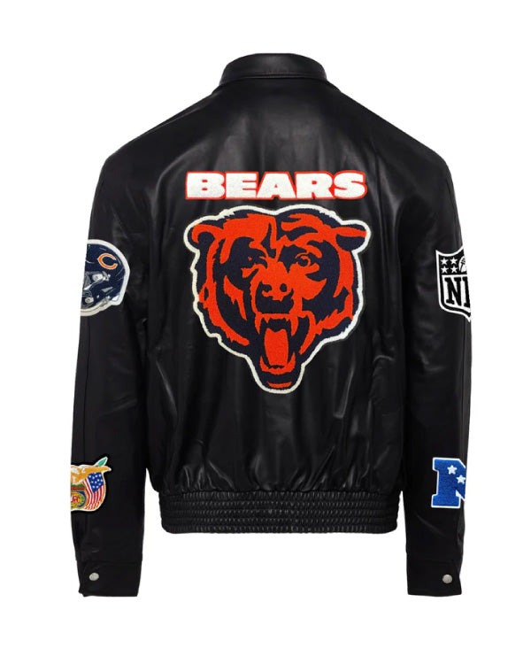 Chicago-Bears-Full-Black-Leather