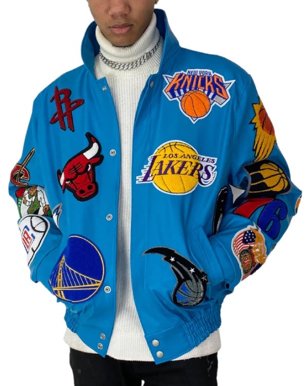 NBA-Collage-Teal-Vegan-Leather-J