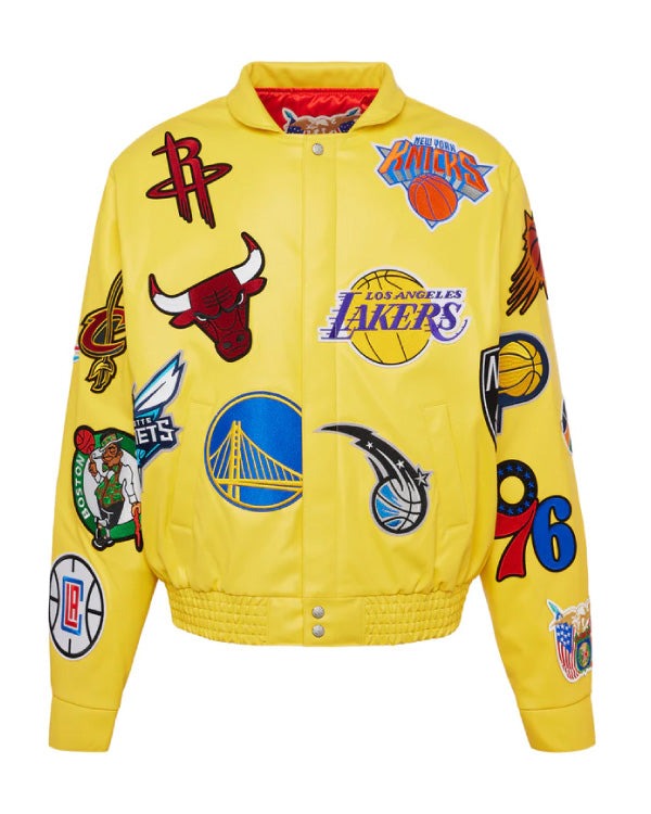 NBA-Collage-Yellow-Vegan-Leather