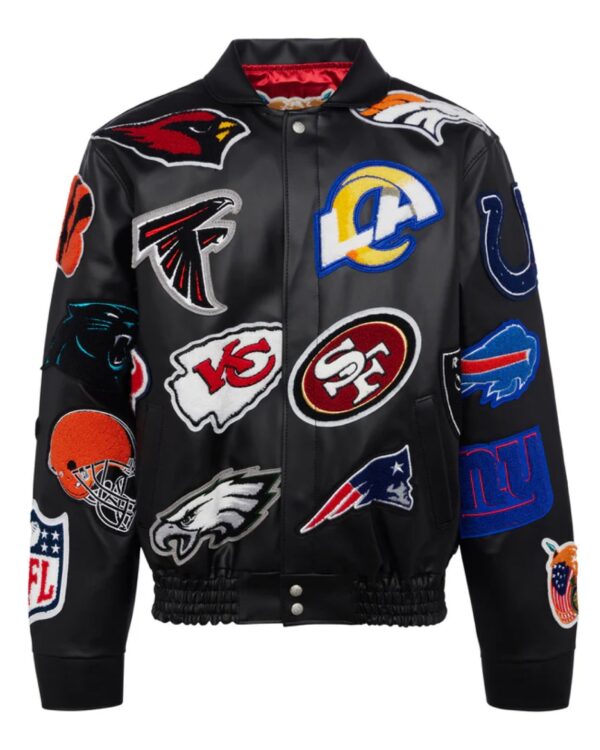 NFL-Collage-Black-Vegan-Leather