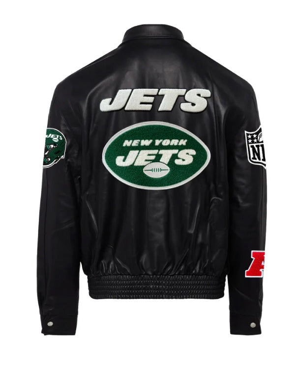 New-York-Jets-Full-Black-Leather